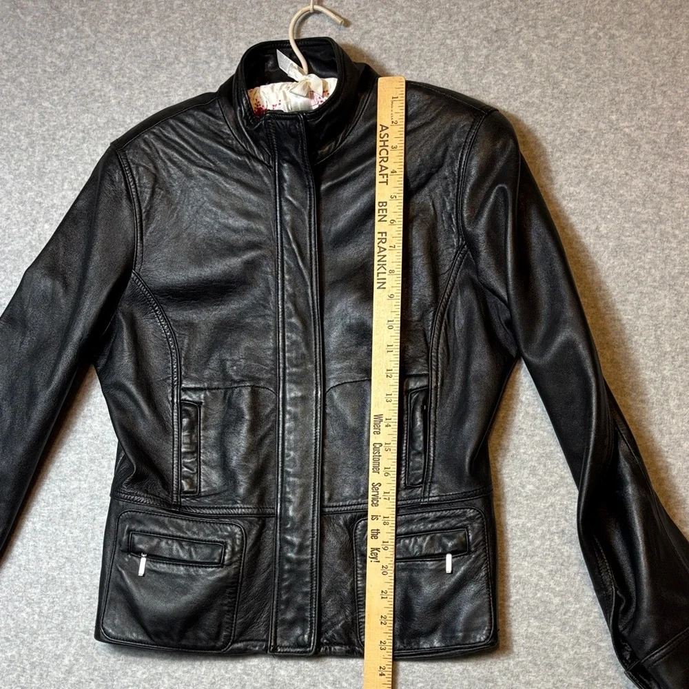 Uniform John Paul Richard Genuine Lamb Leather Jacket Women's Size M Butter Soft - Picture 4 of 12